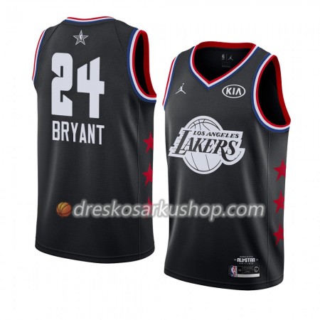 Muški NBA Dres Los Angeles Lakers Kobe Bryant 24 2019 All-Star Jordan Brand Crna Swingman